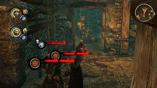 Po wchwili z dzrwi po obu stronach wyleją się kolejni przeciwnicy - Nowa nadzieja (ZG) - Królewska Przystań, Kanały | Rozdział 8 - Alester Sarwyck - Gra o tron - poradnik do gry