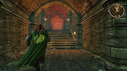 Po wyczyszczeniu kanałów ze wszystkich szumowin skieruj się do głównej bazy Żniwiarzy, którą łatwo rozpoznasz za sprawą drzwi oświetlonych na czerwono - Nowa nadzieja (ZG) - Królewska Przystań, Kanały | Rozdział 8 - Alester Sarwyck - Gra o tron - poradnik do gry