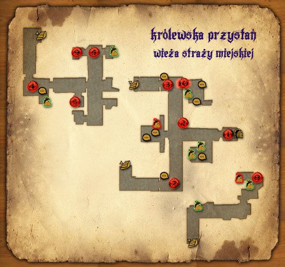 Punkt 1 - Nowa nadzieja (ZG) - Wieża Straży Miejskiej, Królewska Przystań, Kanały | Rozdział 8 - Alester Sarwyck - Gra o tron - poradnik do gry