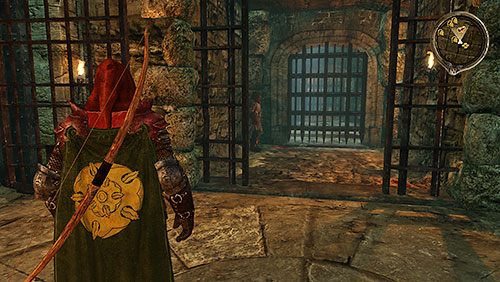 Zejdź na dół, do pomieszczenia w którym zawodnicy przygotowują się do walki - Nowa nadzieja (ZG) - Wieża Straży Miejskiej, Królewska Przystań, Kanały | Rozdział 8 - Alester Sarwyck - Gra o tron - poradnik do gry