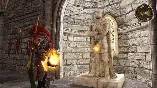 Klucz Wojownika znajdziesz zawieszony na posągu - Nowa nadzieja (ZG) - Królewska Przystań, Zamek Riverspring | Rozdział 8 - Alester Sarwyck - Gra o tron - poradnik do gry