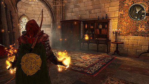 Klucz Nieznajomego ukrywa się w sekretarzyku, znajdujacym się w pierwszej sypialni na piętrze - Nowa nadzieja (ZG) - Królewska Przystań, Zamek Riverspring | Rozdział 8 - Alester Sarwyck - Gra o tron - poradnik do gry