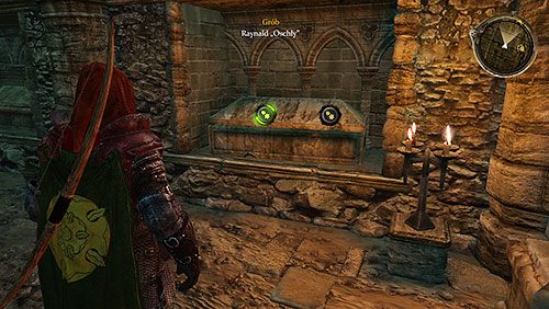 Otwórz sarkofag swego ojca i zabierz z niego medalion, który stanowi klucz nadrzędny do tajemniczych drzwi - Nowa nadzieja (ZG) - Królewska Przystań, Zamek Riverspring | Rozdział 8 - Alester Sarwyck - Gra o tron - poradnik do gry