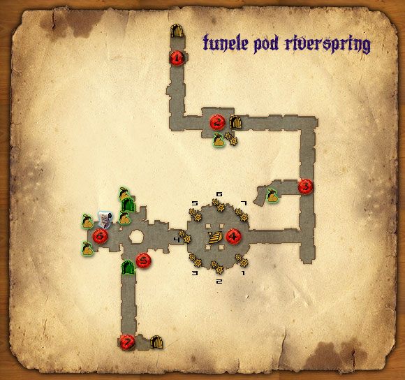 Punkt 1 - Nowa nadzieja (ZG) - Tunele Riverspring, Leśna Warownia | Rozdział 8 - Alester Sarwyck - Gra o tron - poradnik do gry