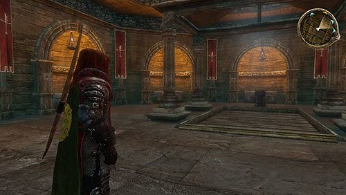 Znajdziesz się w komnacie, w kktórej znajduje się siedem obrotowych kamieni - Nowa nadzieja (ZG) - Tunele Riverspring, Leśna Warownia | Rozdział 8 - Alester Sarwyck - Gra o tron - poradnik do gry