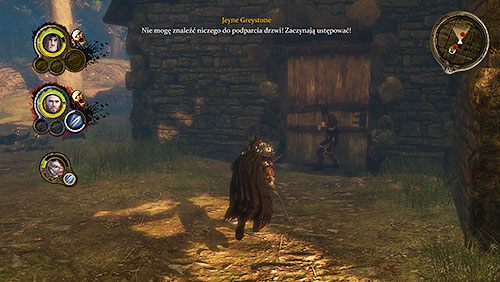 Kiedy zrobisz pełne okrążenie wokół domu, kolejna grupka będzie starała dostać się do środka frontowymi drzwiami - Obietnica (ZG) - Chata Westfordów, Obóz, Leśna Warownia | Rozdział 9 - Mors Westford - Gra o tron - poradnik do gry