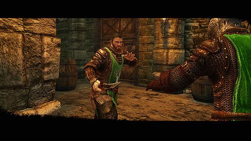 Radość ze spotkania nie będzie trwała długo, ponieważ do celi zakradnie się szpieg Endrew i zabije (tym razem naprawdę) Gawena - Rozstaje (ZG) - Lochy Leśnej Warowni | Rozdział 10 - Alester Sarwyck - Gra o tron - poradnik do gry