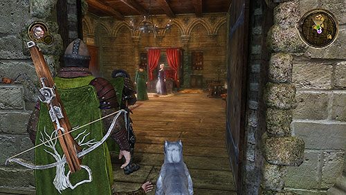 Jeśli pominąłeś jakieś łupy w drodze na szczyt wieży, teraz zajmij się ich zebraniem, ponieważ wejście do znajdującej się tutaj komnaty uruchomi zakończenie rozdziału i powrót nie będzie możliwy bez wczytywania stanu gry po długiej scenie filmowej - Rozstaje (ZG) - Lochy Leśnej Warowni | Rozdział 10 - Alester Sarwyck - Gra o tron - poradnik do gry