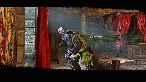 Mors i Alester wykorzystają tę okazję by brawurowo rzucić się z okna wieży, unikając egzekucji i kończąc w ten sposób rozdział 10 - Rozstaje (ZG) - Lochy Leśnej Warowni | Rozdział 10 - Alester Sarwyck - Gra o tron - poradnik do gry