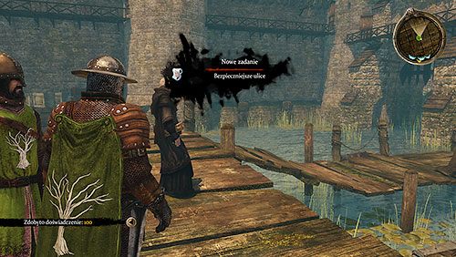 Rozmowa z Harwynem na początku rozdziału zainicjuje zadanie poboczne - Bezpieczniejsze ulice (ZP) | Rozdział 11 - Mors i Alester | Gra o tron - Gra o tron - poradnik do gry