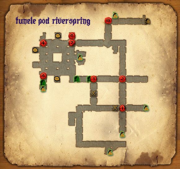 Punkt 1 - Ogień zwalczaj ogniem (ZG) - Tunele pod Riverspring | Rozdział 12 - Mors i Alester - Gra o tron - poradnik do gry