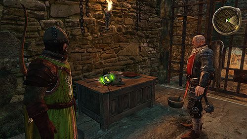 Kiedy wszyscy ludzie Valarra będą już grzecznie spali, zbierz znajdujące się na stole klucze do cel - Ogień zwalczaj ogniem (ZG) - Tunele pod Riverspring | Rozdział 12 - Mors i Alester - Gra o tron - poradnik do gry