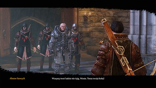 W sali tronowej czeka na Ciebie Wex ze swoimi siepaczami - Ogień zwalczaj ogniem (ZG) - Zamek Riverspring | Rozdział 12 - Mors i Alester - Gra o tron - poradnik do gry