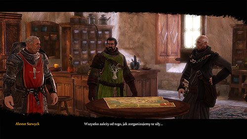 Ponownie spotkaj się z Harwynem, aby omówić strategię walki z ludźmi Valarra, kktórzy panosza się po mieście - Ogień zwalczaj ogniem (ZG) - Zamek Riverspring | Rozdział 12 - Mors i Alester - Gra o tron - poradnik do gry