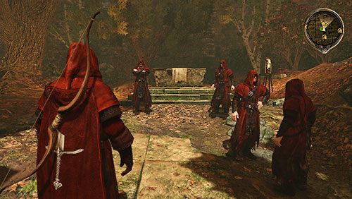 Jeśli jeszcze tego nie zrobiłeś, teraz będzie doskonała okazja, aby odwiedzić Czerwonych kapłanów w Bożym Gaju i zrobić zakupy dla Alestera - Okowy (ZG) - Riverspring, Leśna Warownia | Rozdział 13 - Mors i Alester - Gra o tron - poradnik do gry