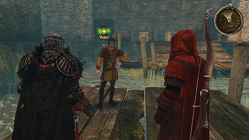 Kiedy będziesz gotowy do opuszczenia Riverspring, spotkaj się z przewoźnikiem Victorem na przystani, a ten zabierze Cię do Leśnej Warowni - Okowy (ZG) - Riverspring, Leśna Warownia | Rozdział 13 - Mors i Alester - Gra o tron - poradnik do gry