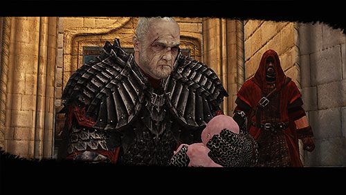 Po zabiciu wszystkich strażników, na ekranie rozegrają się ostatnie, dramatyczne sceny tej części rozdziału - Okowy (ZG) - Riverspring, Leśna Warownia | Rozdział 13 - Mors i Alester - Gra o tron - poradnik do gry