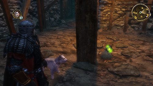 Opcjonalnie, możesz odszukać drugi trop (ten, który sprowadziłby Cię tutaj przez zamtuz), dzięki czemu trafisz na worek w którym znajduje się pełny komplet zbroi dzikich - Nie taki dziki (ZP) | Rozdział 13 - Mors i Alester | Gra o tron - Gra o tron - poradnik do gry