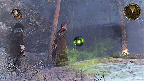 Grupka dzikich zatrzymała się przy ognisku (tym samym, przy którym dawniej pokonałeś Yohna) - Nie taki dziki (ZP) | Rozdział 13 - Mors i Alester | Gra o tron - Gra o tron - poradnik do gry