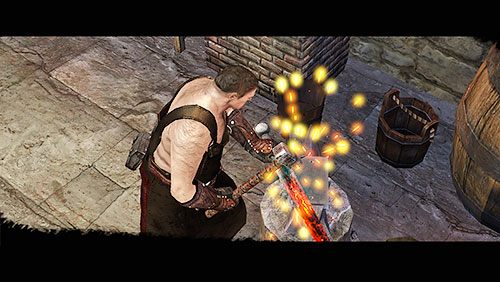 U poleconego kowala możesz przerobić valeriański miecz na każdą, dowolnie wybraną broń, od toporków po groty do strzał - Światło i cień (ZG) - Królewska Przystań, Kanały Królewskiej Przystani | Rozdział 14 - Mors i Alester - Gra o tron - poradnik do gry