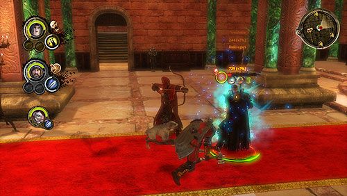 Po zabiciu drugiego cienia skoncentruj skieruj wszystko co masz przeciw Valarrowi, ponieważ to już jego ostatnie podrygi - Światło i cień (ZG) - Warownia Maegora, Czerwona Twierdza | Rozdział 14 - Mors i Alester - Gra o tron - poradnik do gry