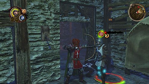 Po otworzeniu sekretnego tunelu natychmiast zostaniesz zaatakowany, ale tylko przez dwóch strażników - Pomścij Riverspring - rozdziały 8 do 13 | Zadania ciągłe | Gra o tron - Gra o tron - poradnik do gry