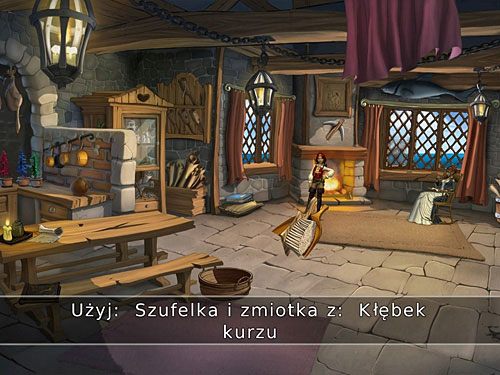 Pierwszy kłębek kurzu leży w lewym dolnym rogu dywanu - Domowe obowiązki - 1 - Wieści z daleka - Kapitan Morgane i legenda Złotego Żółwia - poradnik do gry