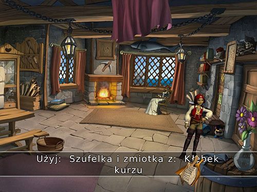Drugi znajdziesz przy beczce, na której stoi flakon z kwiatami (w prawym dolnym rogu ekranu) - Domowe obowiązki - 1 - Wieści z daleka - Kapitan Morgane i legenda Złotego Żółwia - poradnik do gry