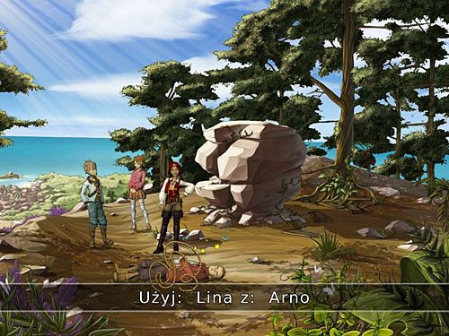 Ową liną potraktuj oszołomionego chłopaka - przyjaciele Morgane zwiążą mu ręce i nogi - Czas zabawy! - 1 - Wieści z daleka - Kapitan Morgane i legenda Złotego Żółwia - poradnik do gry