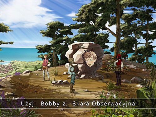 Morgane chce wejść na otoczak, nazywany przez nią Skałą Obserwacyjną - niestety, Arno zniszczył drabinkę - Czas zabawy! - 1 - Wieści z daleka - Kapitan Morgane i legenda Złotego Żółwia - poradnik do gry