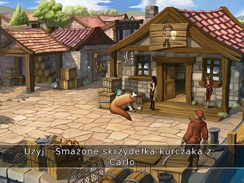 Maszeruj do Carlo i wręcz mu skrzydełka - jeden członek załogi zostanie zwerbowany - Nowi członkowie załogi - Carlo - 2 - W roli kapitana - Kapitan Morgane i legenda Złotego Żółwia - poradnik do gry