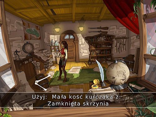 Użyj zatem owej kości do otwarcia skrzyni, po czym sprawdź zawartość kufra - Znajdź jakieś zlecenie - 2 - W roli kapitana - Kapitan Morgane i legenda Złotego Żółwia - poradnik do gry