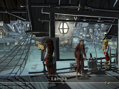 Takowa znajduje się prawdopodobnie w oszklonej gablotce w dokach, jednak z powodu tego, że w oświetlającej gablotkę lampie brak oleju, Morgane nie może się w tym upewnić - Mapa Wyspy Krabów - 3 - Śladami Złotego Żółwia - Kapitan Morgane i legenda Złotego Żółwia - poradnik do gry