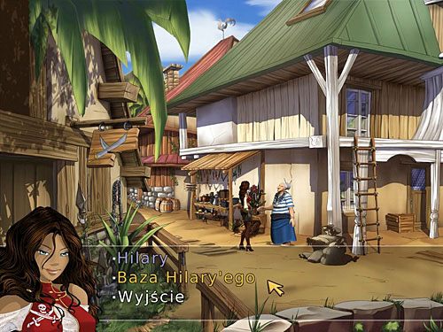 Wędruj na górny rynek (w prawo) i o to samo wypytaj Sanchę - Gdzie jest Briscoe (1) - 4 - Mroczne niebezpieczeństwo - Kapitan Morgane i legenda Złotego Żółwia - poradnik do gry