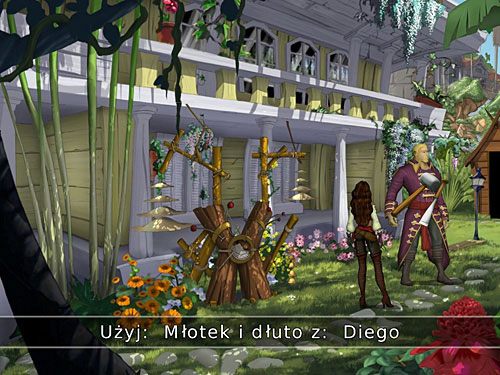 Następnie wręcz mu stosowne narzędzia, a mężczyzna spisze się zgodnie z przewidywaniami - Brakująca połowa dysku (3) - 4 - Mroczne niebezpieczeństwo - Kapitan Morgane i legenda Złotego Żółwia - poradnik do gry