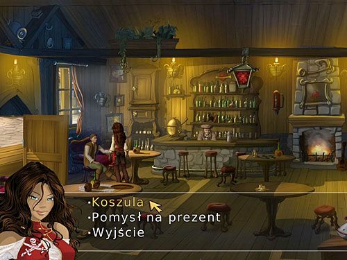 Po odpowiednią koszulę dla Manuela udaj się do karczmy i zagadnij o nią Nacho - Nowa koszula - 5 - Ocalić Elizabeth - Kapitan Morgane i legenda Złotego Żółwia - poradnik do gry