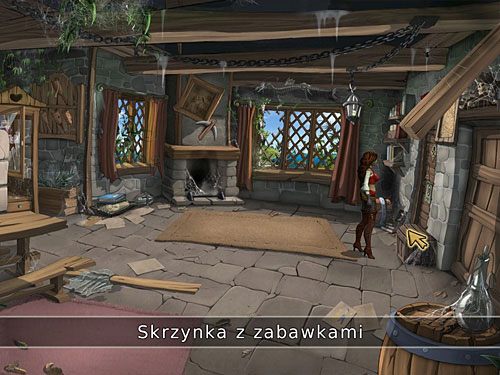 Znalazłszy się w środku, spróbuj otworzyć stojącą po prawej dawną skrzynię z zabawkami bohaterki - Prezent ślubny (1) - 5 - Ocalić Elizabeth - Kapitan Morgane i legenda Złotego Żółwia - poradnik do gry