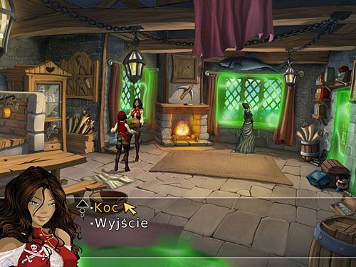 Porozmawiaj z małą Morgane, by dowiedzieć się, że w domu trzeba posprzątać i że mama cierpi z powodu przybitego jej śmiercią Alessandro - Niespokojny duch - 5 - Ocalić Elizabeth - Kapitan Morgane i legenda Złotego Żółwia - poradnik do gry