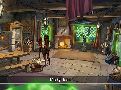 By uspokoić ducha, na początek podnieś z podłogi mały koc, leżący obok dziewczynki - Niespokojny duch - 5 - Ocalić Elizabeth - Kapitan Morgane i legenda Złotego Żółwia - poradnik do gry