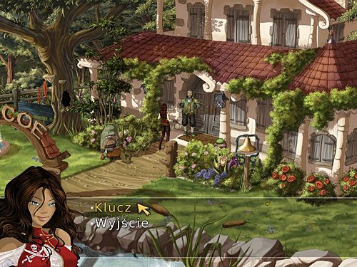 Kiedy już Briscoe i Morgane znajdą się przy drzwiach, spróbuj je otworzyć, a gdy okażą się zamknięte, zapytaj mężczyznę o klucz do domu - Unikaj strażników - 5 - Ocalić Elizabeth - Kapitan Morgane i legenda Złotego Żółwia - poradnik do gry