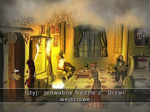 Zainstaluj je w napełnionym prochem zamku drzwi, po czym podpal posiadanymi zapałkami - Ocalić Elizabeth (2) - 5 - Ocalić Elizabeth - Kapitan Morgane i legenda Złotego Żółwia - poradnik do gry