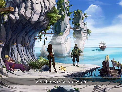 Podnieś zardzewiałą kotwicę leżącą na skale - Wyspa Tannera (2) - 6 - Wyspa Tannera - Kapitan Morgane i legenda Złotego Żółwia - poradnik do gry