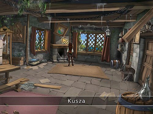 Rzeczona kusza, jak zapewne pamiętasz, wisi na ścianie w domu Castillo (nad kominkiem) - Wyspa Tannera (2) - 6 - Wyspa Tannera - Kapitan Morgane i legenda Złotego Żółwia - poradnik do gry