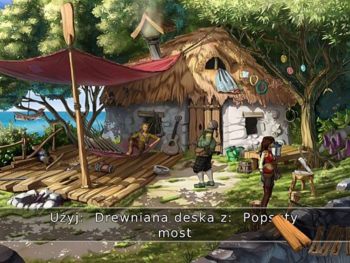 Wróć do popsutego mostu i połóż na nim brakującą deskę - Napraw most - 6 - Wyspa Tannera - Kapitan Morgane i legenda Złotego Żółwia - poradnik do gry