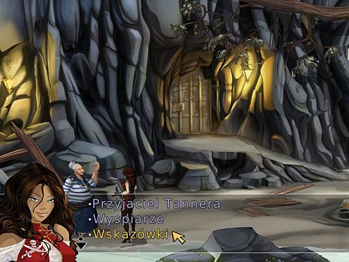 Wreszcie przejdź w lewo, a natkniesz się na szukającą w piasku drogocennych kamieni Sanchę - Przyjaciel Tannera (1) - 7 - Odnaleźć przyjaciela - Kapitan Morgane i legenda Złotego Żółwia - poradnik do gry