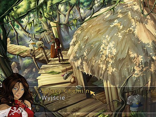 Opuść chatę i pogadaj ze stojącą na pomoście Taną - Dwóch wodzów - 7 - Odnaleźć przyjaciela - Kapitan Morgane i legenda Złotego Żółwia - poradnik do gry