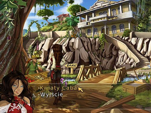 Stamtąd maszeruj na dolny rynek, gdzie zagadnij Percy'ego w sprawie kwiatów Caba - Kwiaty Caba - 7 - Odnaleźć przyjaciela - Kapitan Morgane i legenda Złotego Żółwia - poradnik do gry