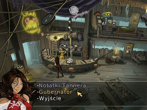 Maszeruj do karczmy (w prawo) i zapytaj Anitę o notatki Tannera - Notatki Tannera (1) - 8 - Francuska dzielnica - Kapitan Morgane i legenda Złotego Żółwia - poradnik do gry