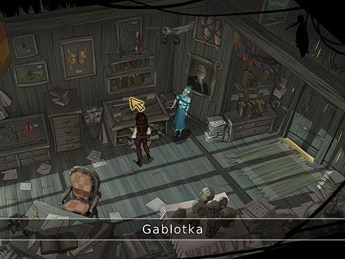 Wróć do biura gubernatora i z gabloty, przy której stoi Mabel, zabierz dmuchawkę - Kapłan - 8 - Francuska dzielnica - Kapitan Morgane i legenda Złotego Żółwia - poradnik do gry