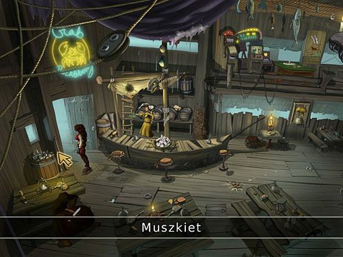 Udaj się więc do karczmy i spróbuj zabrać stojący zaraz przy drzwiach wejściowych muszkiet, posiada on bowiem wycior - Kapłan - 8 - Francuska dzielnica - Kapitan Morgane i legenda Złotego Żółwia - poradnik do gry